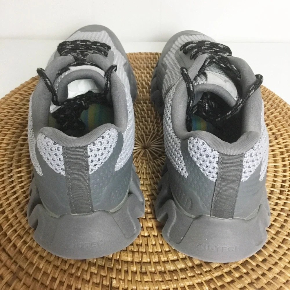 Reebok Zig Tech Gray Running Shoes Size 9.5 Mens - Picture 7 of 8
